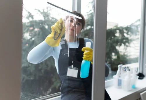 Nettoyage de vitres intérieures et extérieures à la Rivière-de-Corps